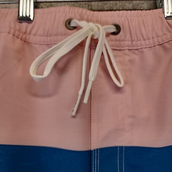 O'Neill Swim Shorts Trunks Mens XL  Pink Blue Lightweight Drawstring New - Picture 6 of 8